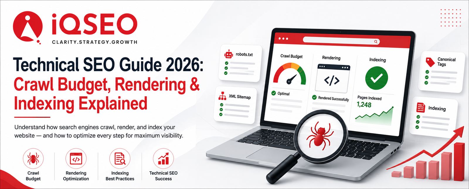 Technical SEO Guide 2026: Crawl Budget, Rendering & Indexing Explained